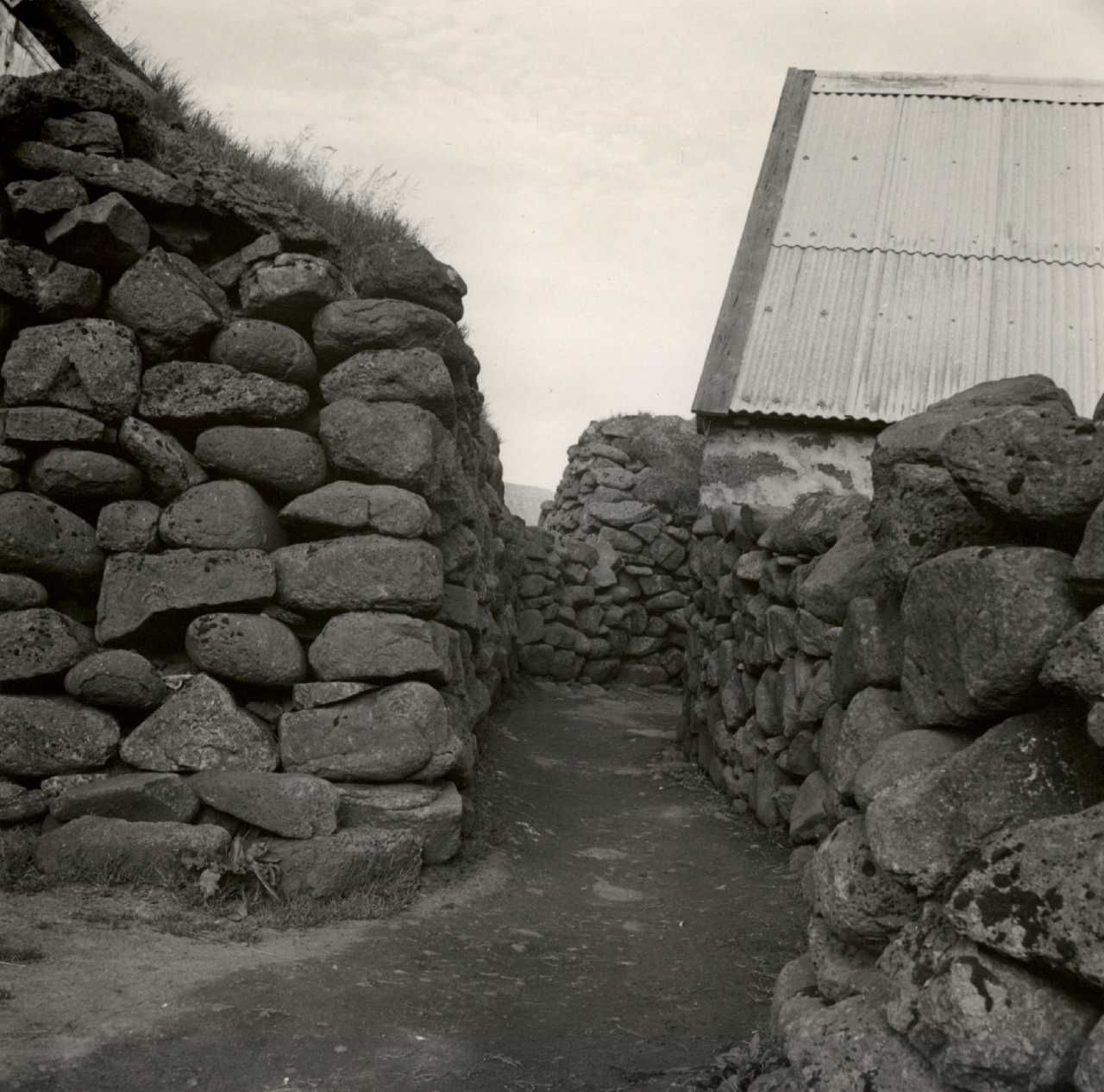 Den sydlige byling ved Kolter i Færøerne - Nationalmuseets Samlinger Online